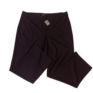 NWT J. Jill Black Trousers 18P 30” Inseam Straight Leg